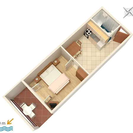 By The Sea Mavarstica, Ciovo - 1108 公寓